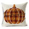 Thanksgiving Pillowcase Hello Autumn Sofa Car Pumpkin Cushion Cover Home Decoration 45*45