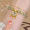 Imitation Hetian Yutu Fu Brand Bracelet Women's Design High-value Bracelet Girlfriend Gift