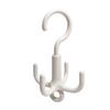 Four-claw Rotating Hook No Punching Bag, Tie, Silk Scarf, Scarf, Hanger Kg Load-bearing Plastic Storage Hook
