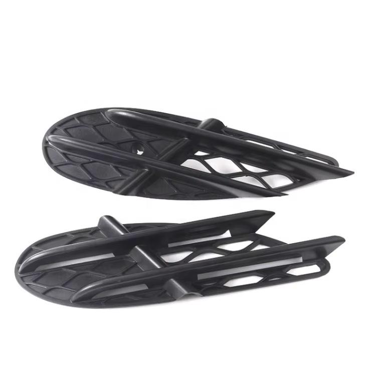 

Fits Mercedes W220 Front Bumper Lower Grille Fog Light Cover (2208851623, 2208851323). чорний