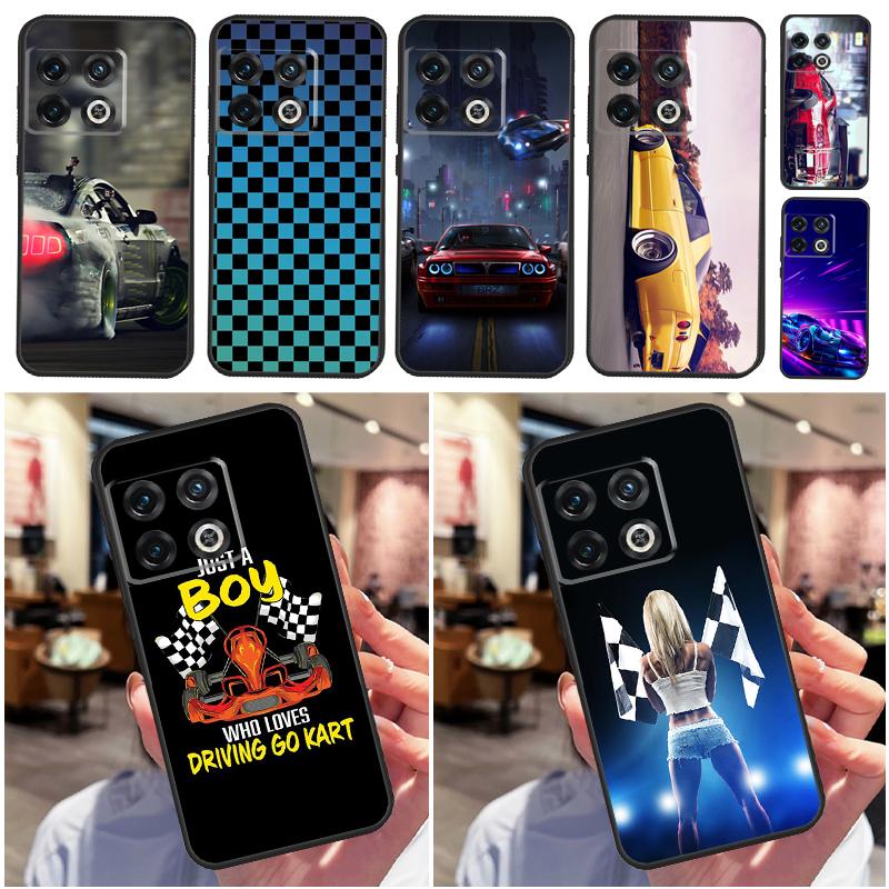 Boy Racer Car Cover For OnePlus 13R 13 12 12R 11 10 Pro 8T 10T OnePlus Nord 4 CE 2 3 Lite N30 N10 N20 Case