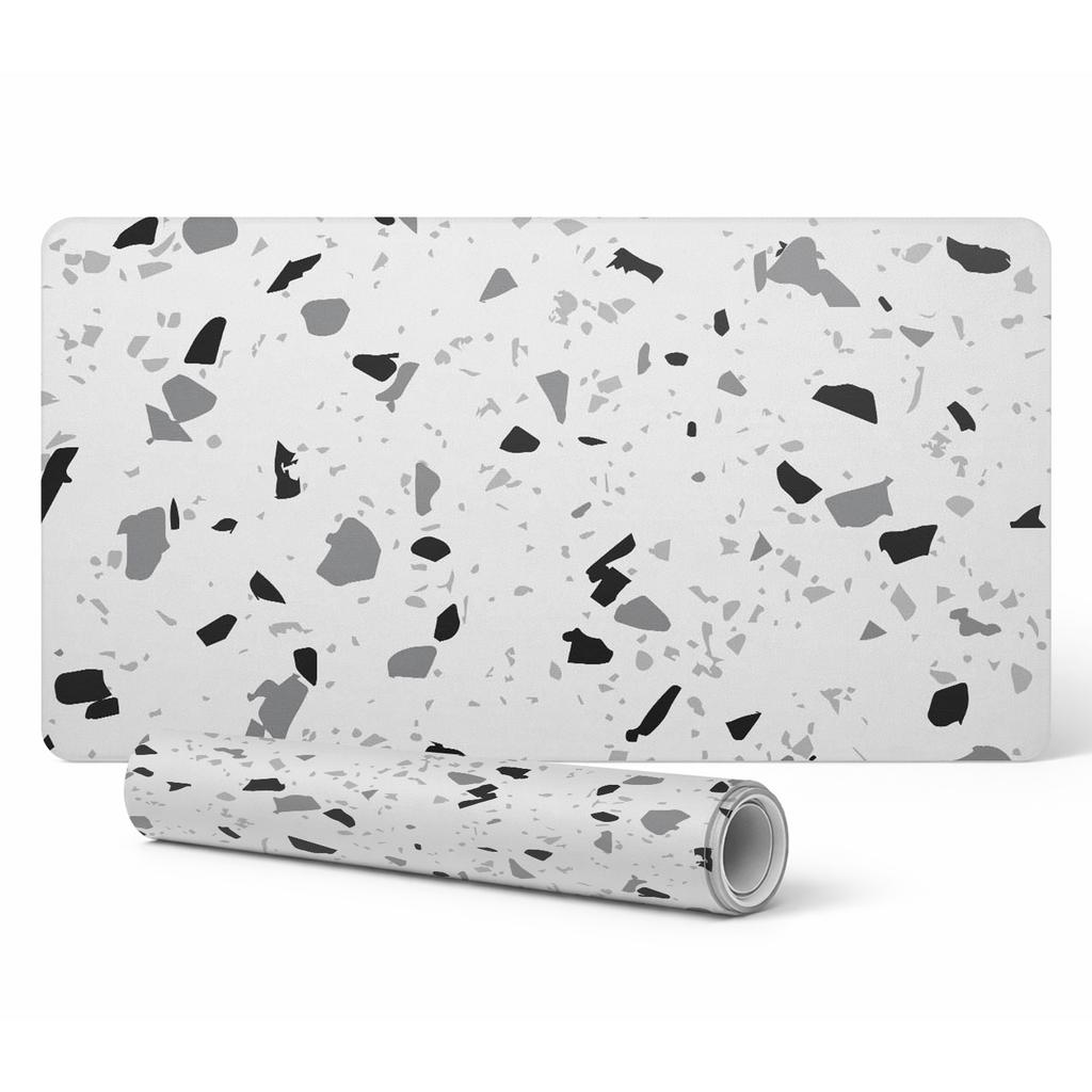Designer Protective Pad for Laptop Terrazzo Abstraction 120X60 Cm