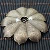 1pc Portable Alloy Incense Stick Holder with Lotus Design, Zen Meditation Incense Burner for Home Decor (Without Incense)