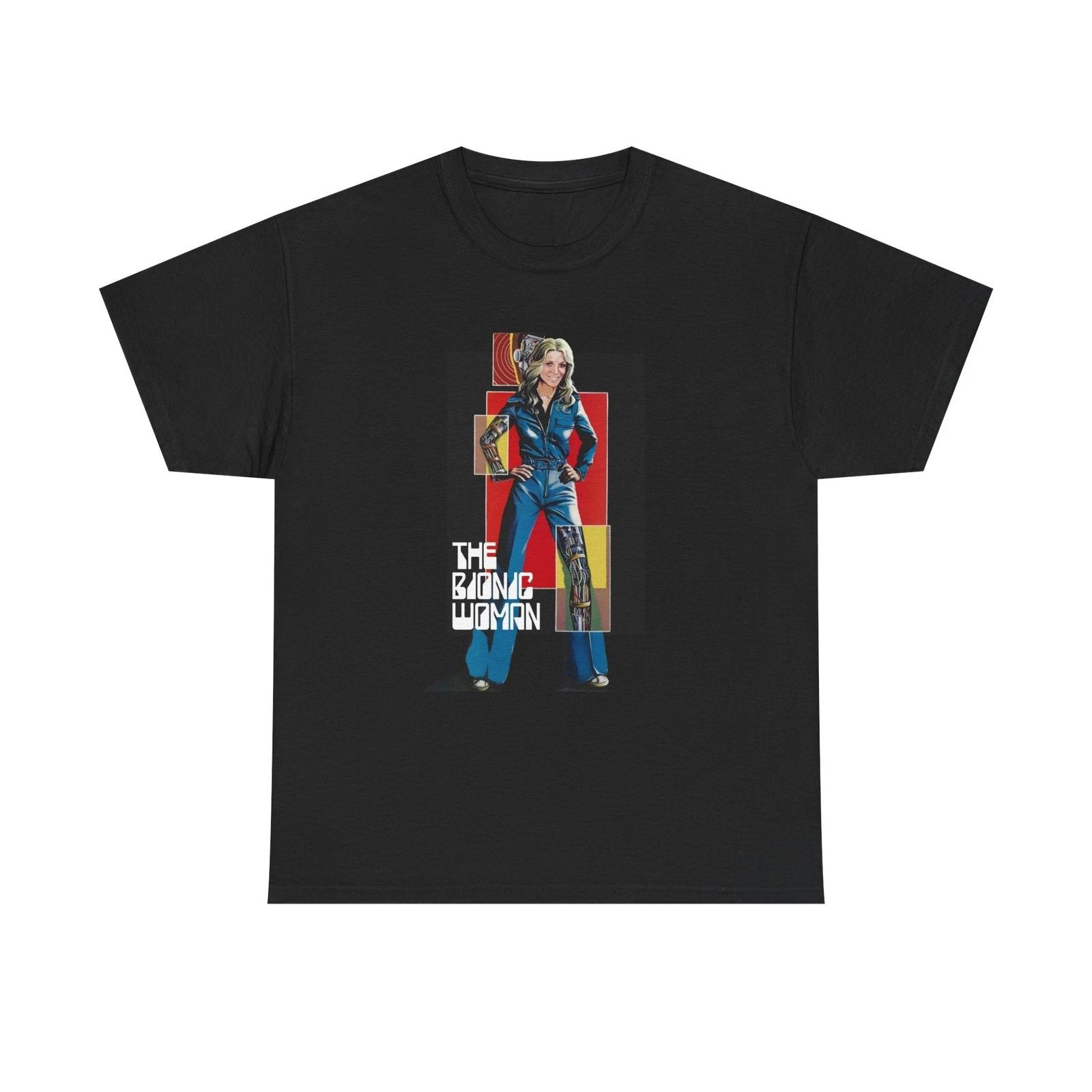 

Bionic Woman Unisex Heavy Cotton T-Shirt, Lindsay Wagner, TV Fan Gift, TV Show M