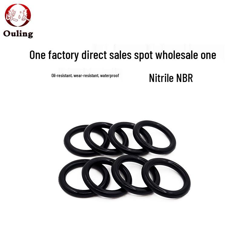 Oil-Resistant Waterproof Nitrile O-Rings, OD 75-100mm x 5mm Diameter