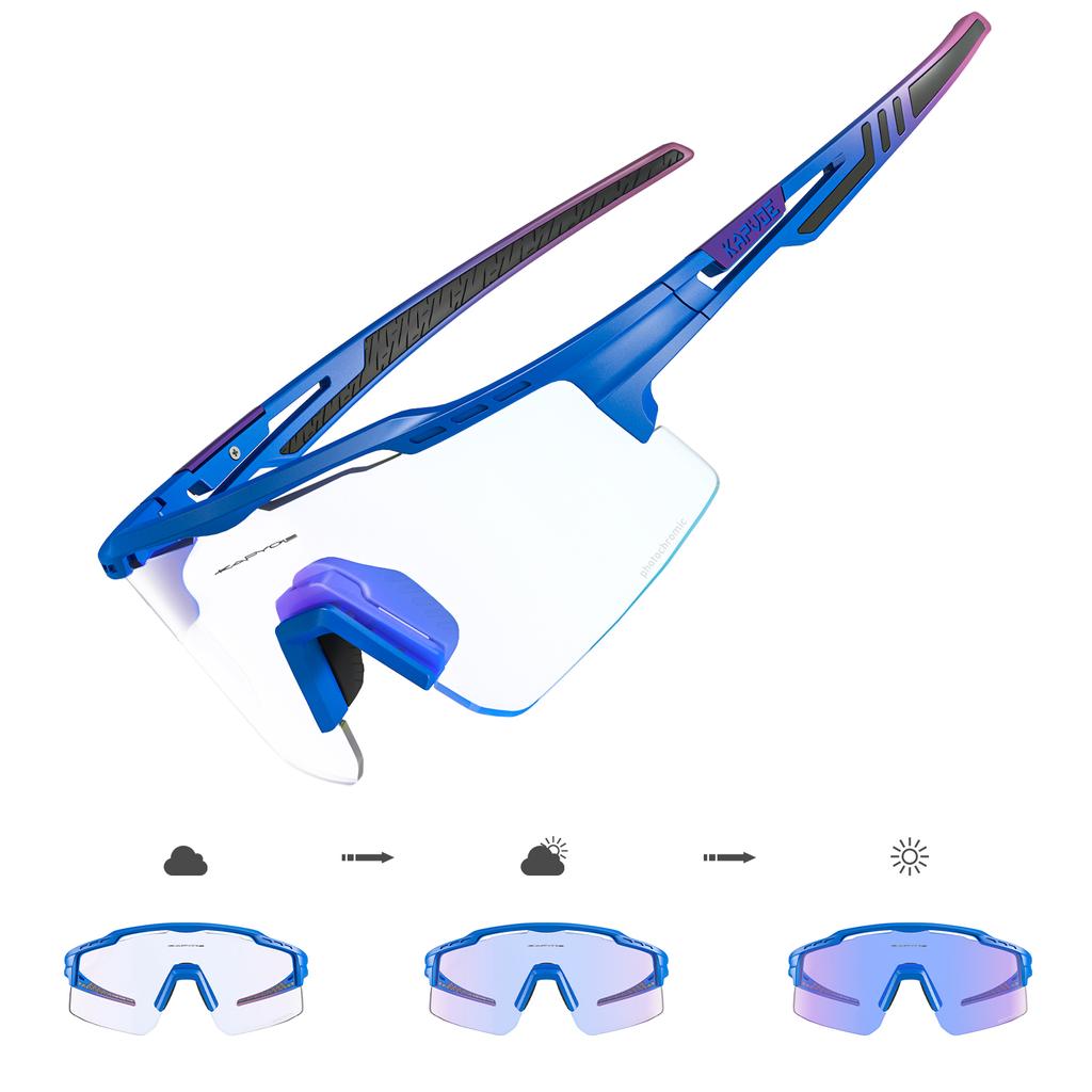 Pochromic Cycling Glasses UV400 MTB Cycling Sunglasses Man Bicycle Goggles Outdoor Bike Eyewear Sports Safety Glasses