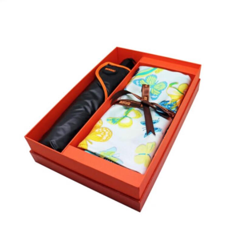 Aurora Midsummer Night's Dream Silk Scarf & Art Umbrella Set