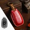 Suitable for Beijing Hyundai key bag IX25 Fista IX35 car leather key cover leather buckle case
