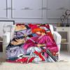 Himura Kenshin Cartoon Blanket Classic Japanese Animation Flannel Decorative Thin Blanket Portable Home Travel Office Blanket