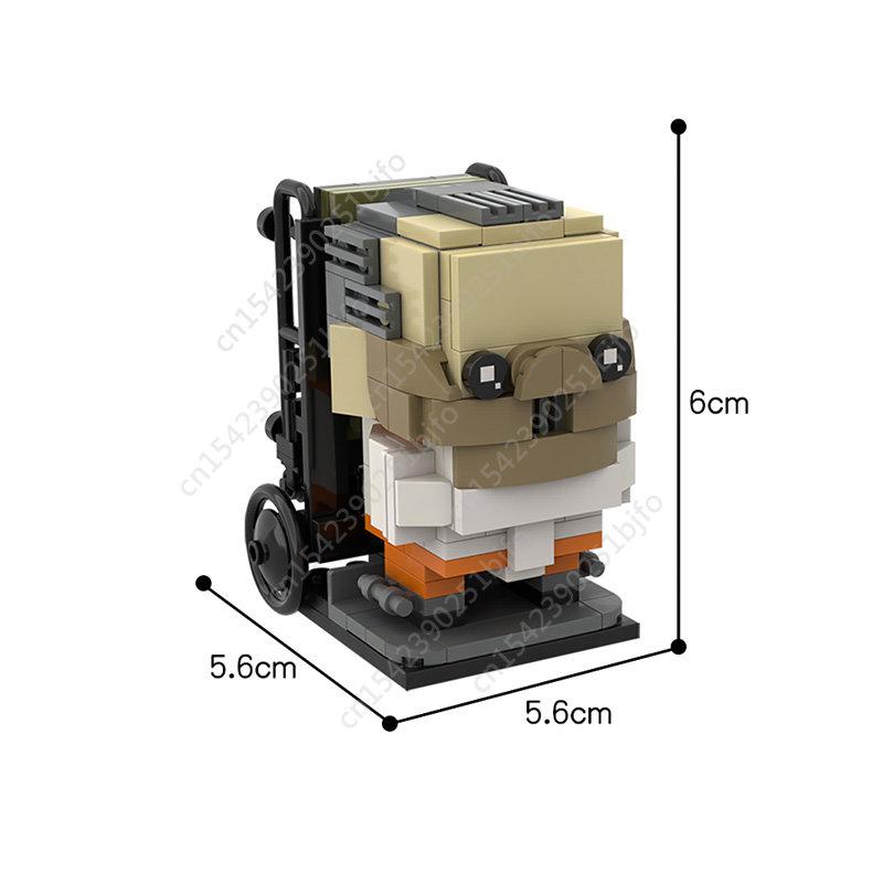 Moc Game Seria de filme Brickheadz Figura de acțiune Blocuri de construcție Asamblare Model Anime Figura Personaj de film Cărămizi Jucărie Copil
