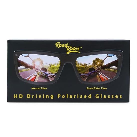 Intellilens® 100% UV Protect HD Vision Road Rider Wrap Around Polarized Sunglasses For Bikes Cars Driving Travelling Sports