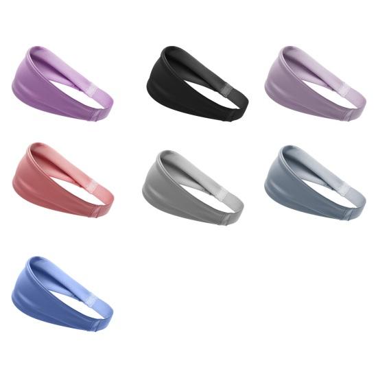 Sports Headband Moisture Wicking Breathable Stretch Quick Dry Anti-Slip Men Women Athletic Yoga Running Basketball Fitness Sweatband