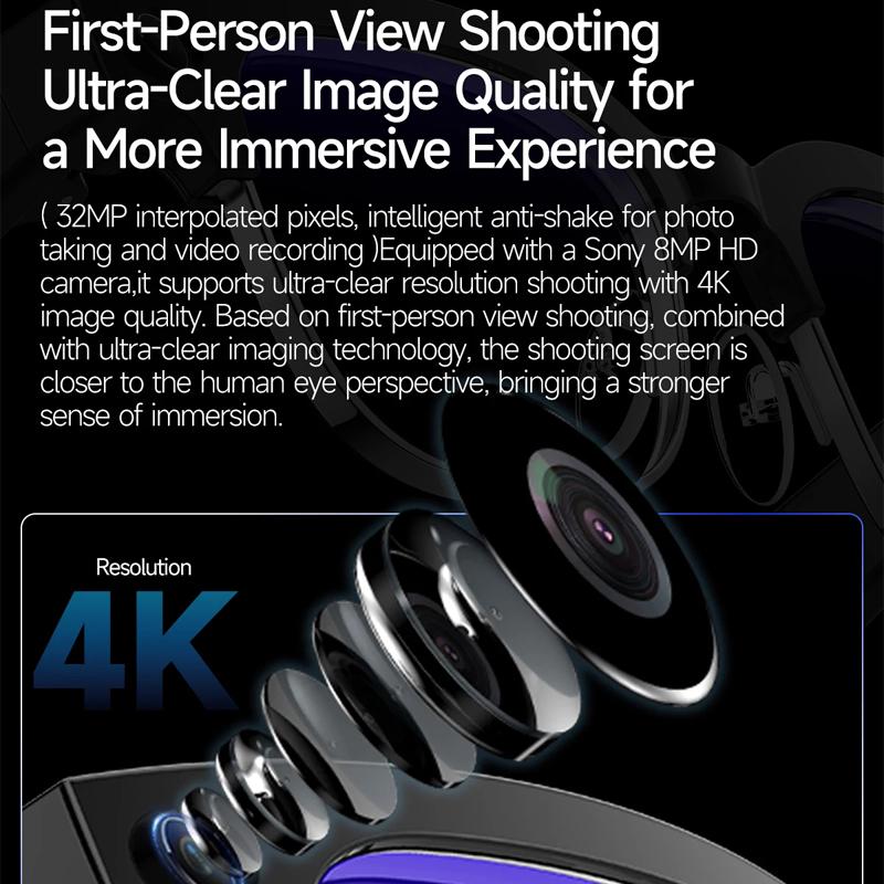 2026 New for Sony 800W Pixel Camera Smart Glasses Video Recording AI Photo Recognition Bluetooth CallVoice TranslationSunglasses