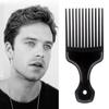 Plastic Fork Hairbrush Black Pick Comb Curly Afro Insert Hair Combs  Salon