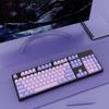 Hot-Swappable 104-Key Mechanical Gaming Keyboard for Girls, Wired, Blue/Black/Brown/Red Switches, Dual-Color Design