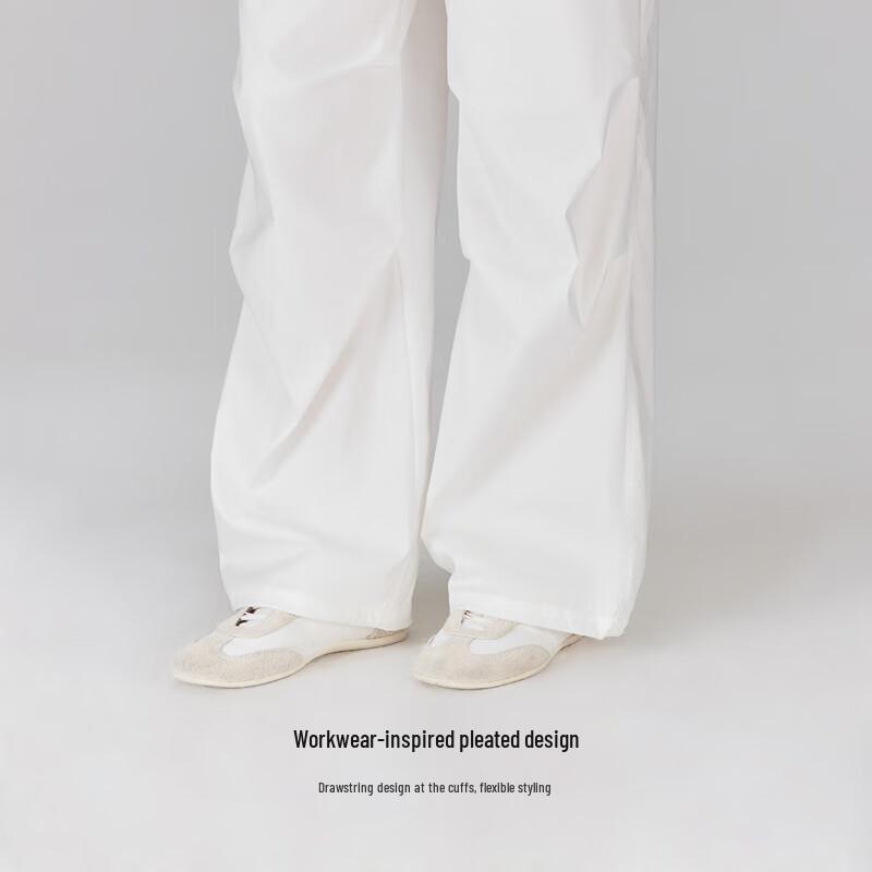 VEROMODA 2025 Autumn Cotton Blend Drawstring Loose Cargo Pants