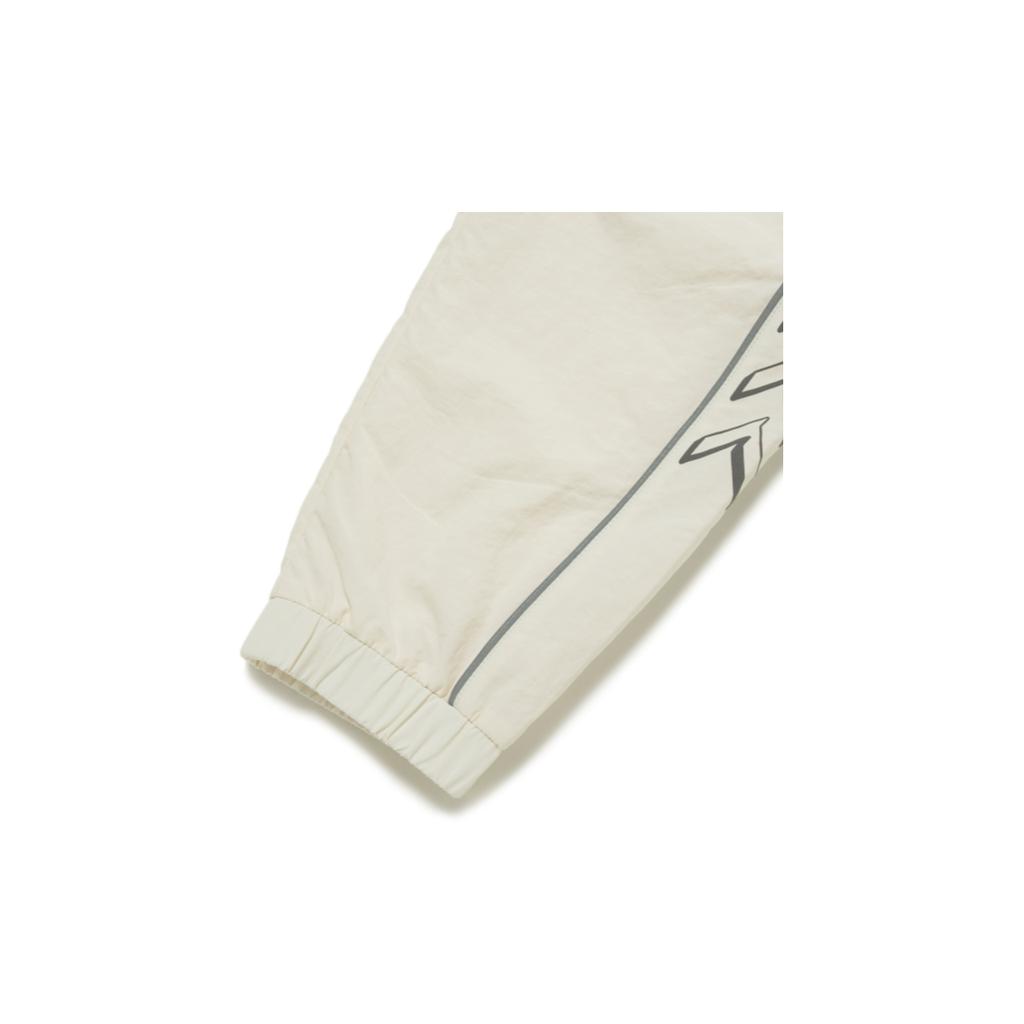 MLB Basic Logo Woven Loose Mid Waist Elastic Knit Sports Pants Unisex Pants Ivory 3AWPS1414-50IVS