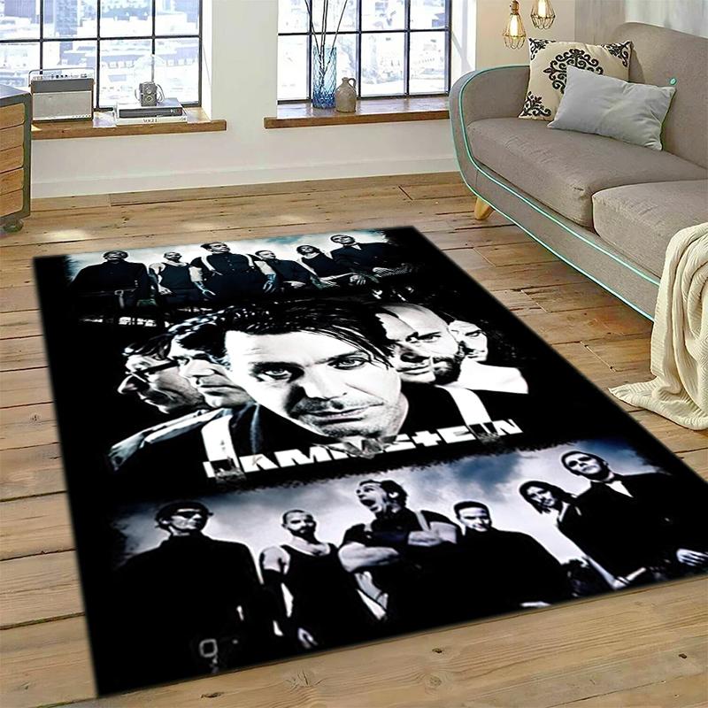 1PC German Rams Print Rug - home decoration Carpet For Living Room Bedroom Flooring Computer Chair Area Rug