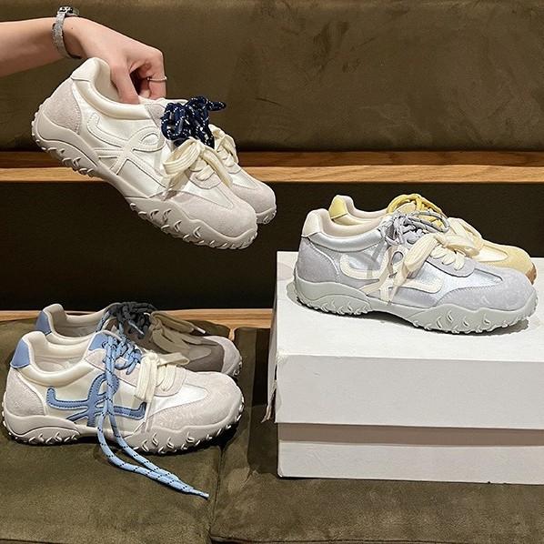 Luojia klassische innere Erhöhung moralische Trainingsschuhe Forrest Gump Schuhe Damen 2025 Sommer neu atmungsaktiv vielseitig Sport- und Freizeitschuhe