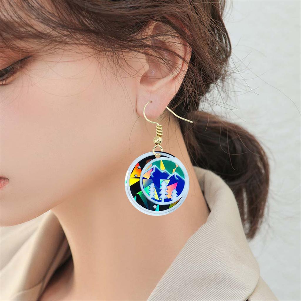 Versatile Silicone Jewelry Mold DIY Earring Molds Mountain Tree DIY Silicone Pendant Moulds Perfect for Jewelry Making