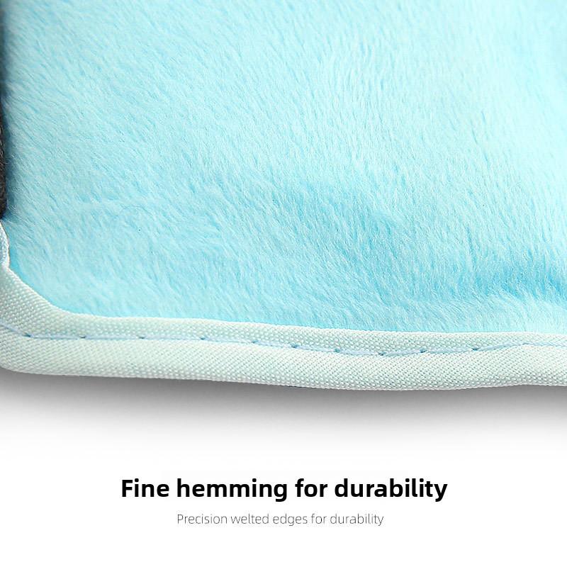 PVC Gel Ball Neck Protection Ice Bag Cold Compress Hot Compress Neck Ice Bead Plush Massage Bag Spot Wholesale