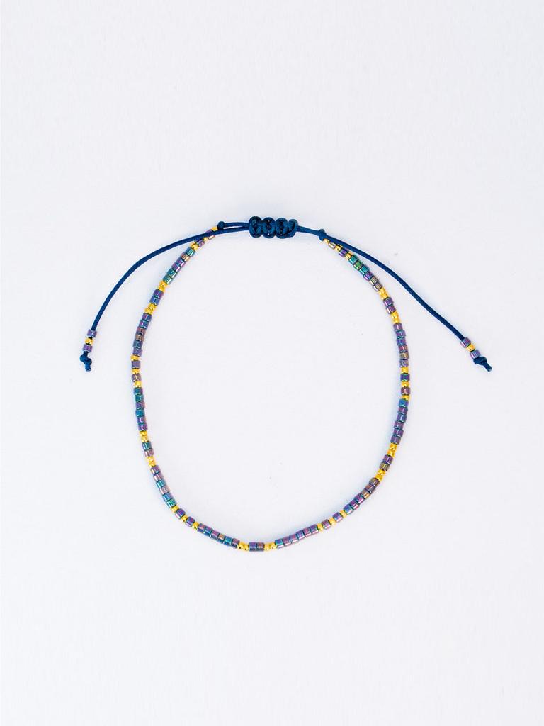 Harang Hr 353B_Color Beads Fabric Bracelet