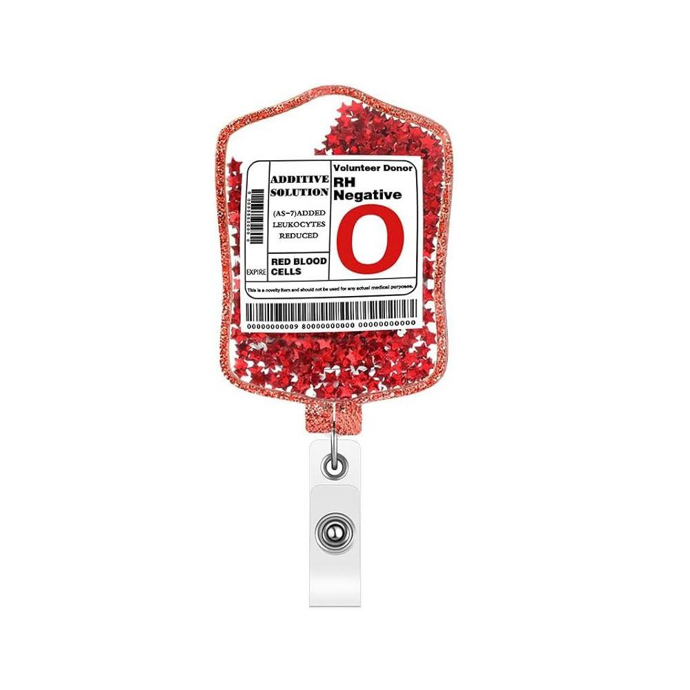 

Lanyard ID Badge Reels Glitter Name Tag Holder Gift ID Badge Clip Graduation 1