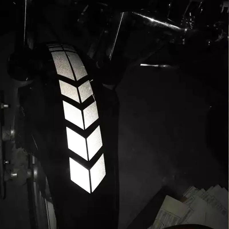 Motorcycle Arrow Stripe Stickers for Honda Yamaha  Waterproof Oilproof Reflective Motorbike Tape Sticker Decals Moto Accessories