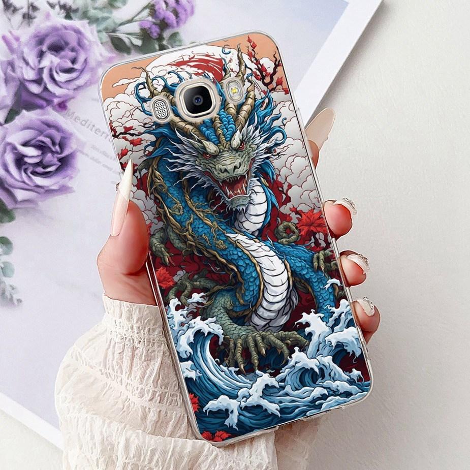 For Samsung Galaxy J5 2016 Case SM-J510F Luxury Fashion Painted Cover Soft Slim Phone Case For Samsung J3 J5 J7 2016 Fundas Bags