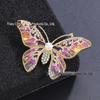 Elegant Enamel Butterfly Brooch: Versatile Accessory for Suits, Coats, Corsages, & Cheongsams.