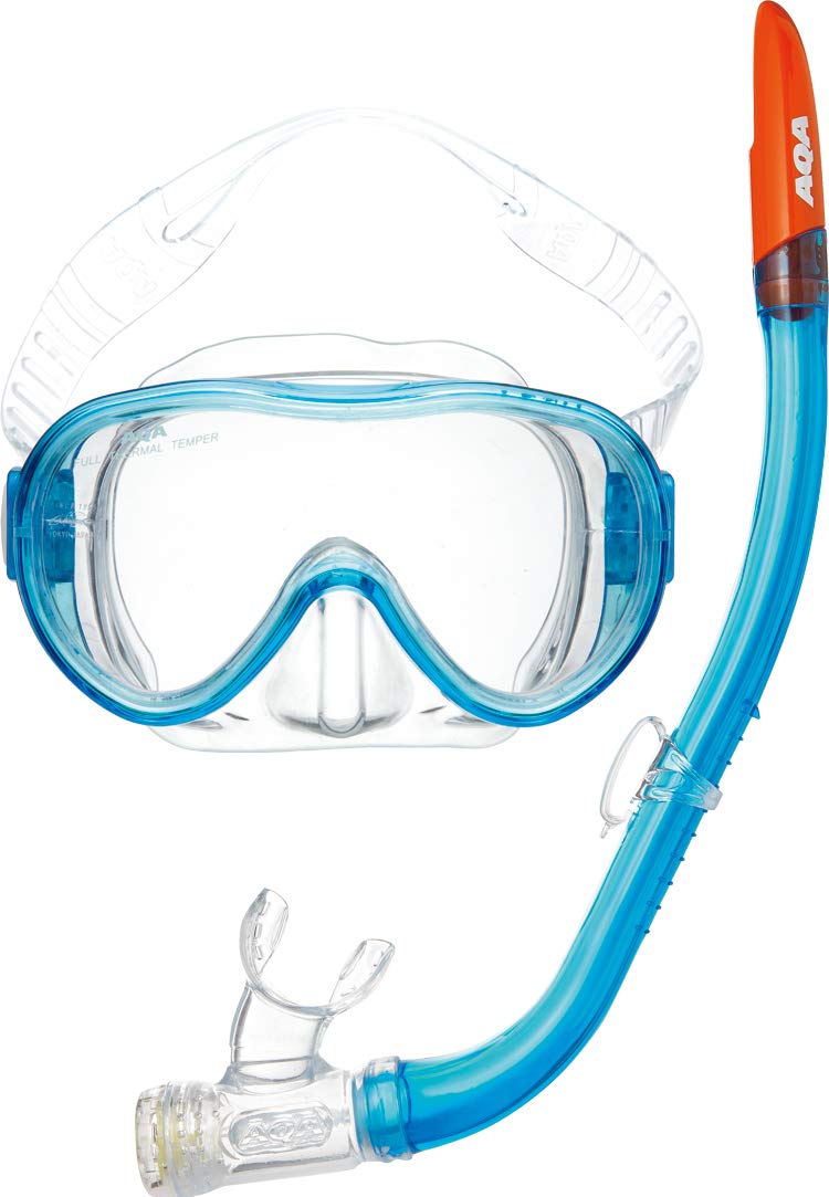 AQA Набор для подводного плавания Маска Трубка Vega Light Sammy V Light 2 Crystal Sax & 2-компонентный & KZ-9072N