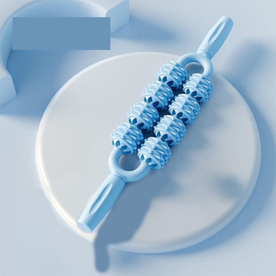 1PC Double Row Massage Stick Yoga Muscle Relaxation Mace Adult Fitness Calf Massage Relaxation Products