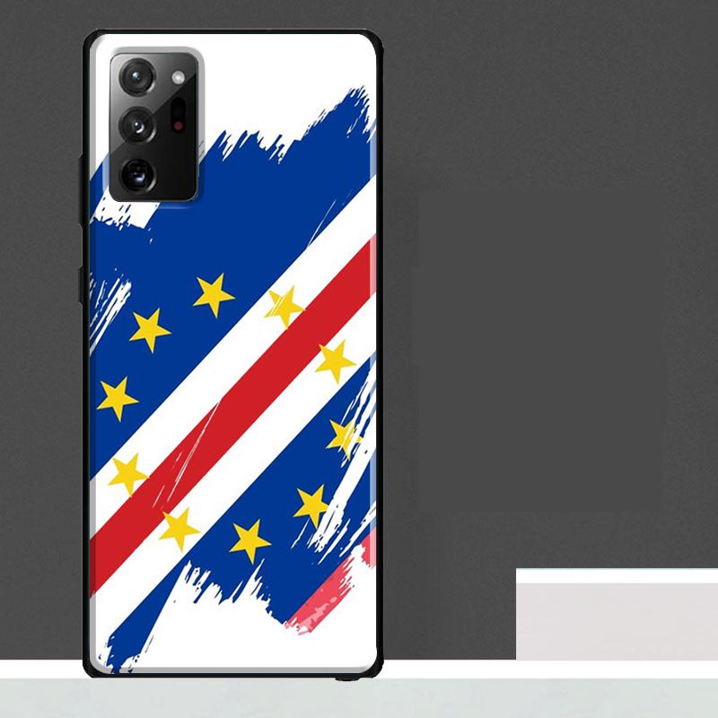 Cape Verde Flag Coat of Arms Case For Samsung Galaxy S24 Ultra S23 S22 S21 S25 Ultra S9 S10 S20 Plus S25 FE Phone Cover