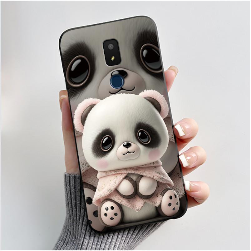 For Cricket Icon 3 Cover Cute Love Heart Rabbit Protective Case For Cricket Splendor / At&t Motivate 2 / Motivate 3 Phone Case