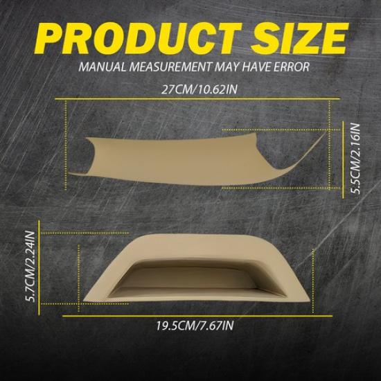4X Beige Interior Door Handle Cover Pull Trim For BMW X3 X4 F25 F26 10-17 EOOH