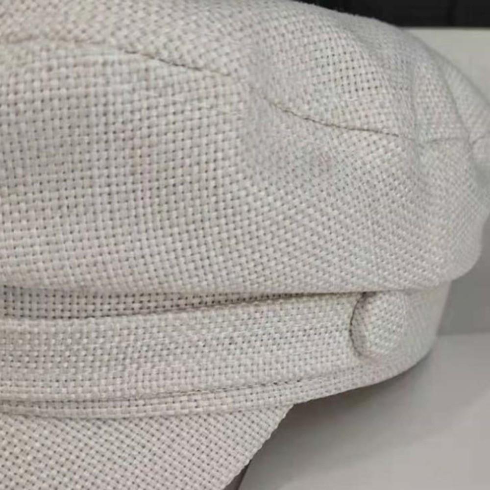 Retro Fashion Octagonal Cap Cotton Linen Ladies Flat Cap Breathable Women Berets  Outdoor