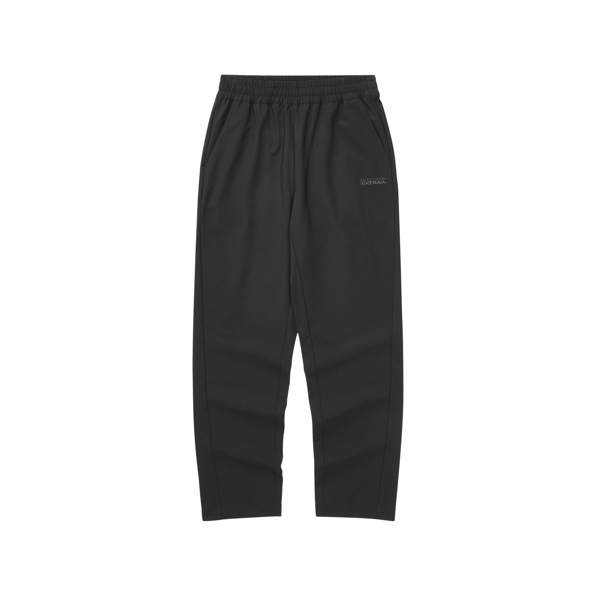 Skechers Outdoor Series Letter Logo Straight Leg Casual Pants Women bottoms Black L324W081-0018 S