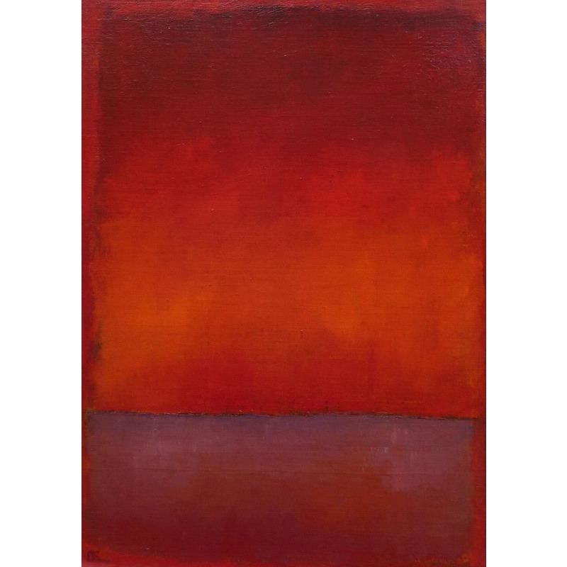 Mostra del Museo Mark Rothko Poster di Arte Astratta Moderna Pittura su Tela Stampe da Parete Immagine per Soggiorno Decorazione Domestica