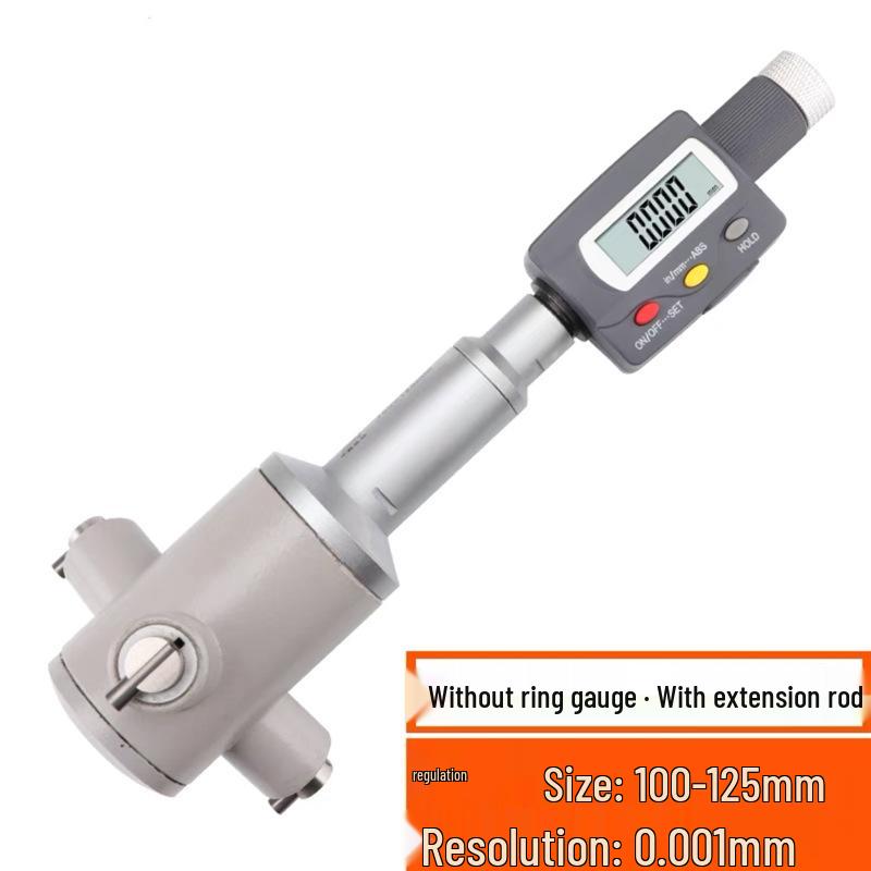 High Precision Three-Point Inside Micrometer, 0.001mm Accuracy for Inner Holes