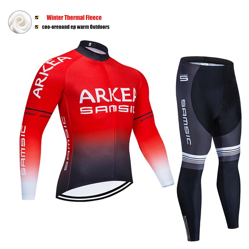 MTB Bike Clothes Maillot Ropa Ciclismo Invierno Bicycle Thermal Fleece Cycling Clothing 2026 Winter Warm Cycling Clothing Set
