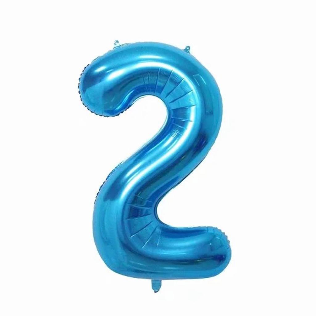 40 Inch Giant Blue Digital Large, Birthday Decoration, Party, Anniversary Project Decoration