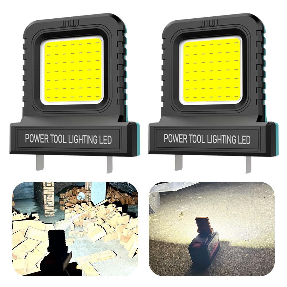 14W Work Light Power Tool Accessories Parts 21V For Makita For DeWALT For Milwaukee For Bosch For M18 Lithium Battery Work Lamp