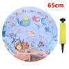 Water Sensory Playmat with Fish Sensor Thickened Inflatable Water Mat For Cat And Dog Pets Playmat With Fish Sea Ocean Theme Mat