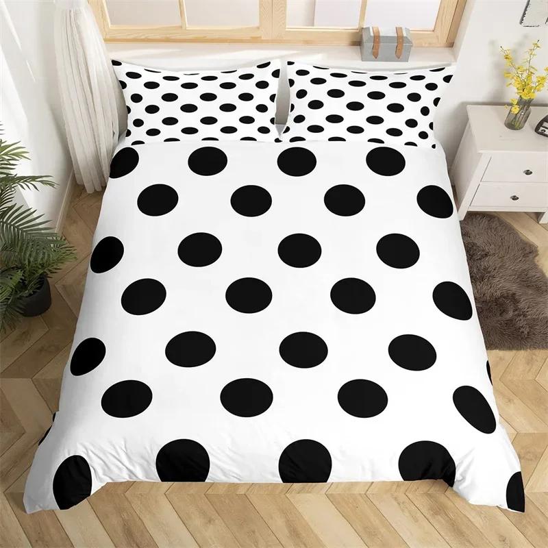 

Colorful Polka Dots King Duvet Cover Circles Print Bedding Set Microfiber Watercolor Dots Comforter Cover For Teen Girls Women AU Single(140*210cm)3pcs