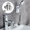 Diverter Valve 3-Way Sink Faucet Splitter Chrome M22 X M24 Shower Head T-Adapter Brass Valve T-Diverter for Kitchen Bathroom