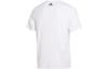 Adidas T Shirts Men's White Crew Neck Moderate Straight Fit GH4420