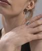 Jnui Layered Curve Ring Silver