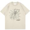 Summer Unisexs Punk Wounisex Loose Print Vintage Graphic Tshirt Unisex Casual Hip Hop Short Sleeve Cotton Tops