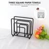 Tischserviettenhalter Freistehender Serviettenhalter Spender Wiederverwendbar Minimalistischer Papierserviettenhalter Serviettenhalter aus Eisen Neu