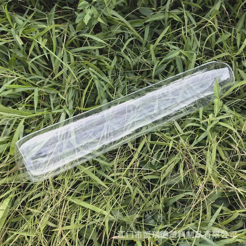 Clear Inflatable Cylinder Neck & Waist Support Pillow